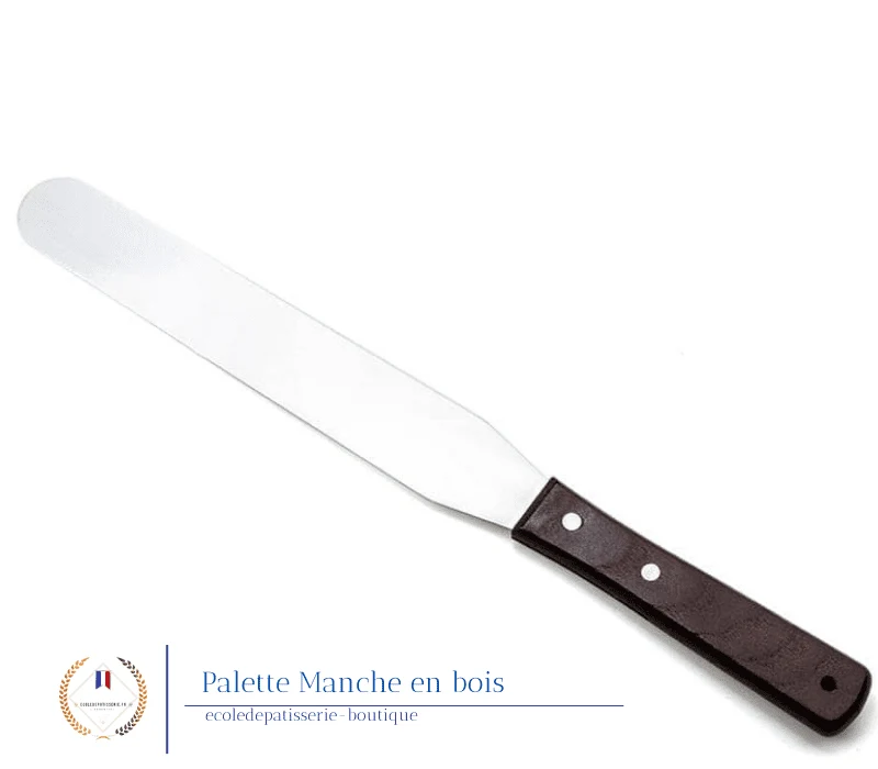 Spatule pour patisserie manche bois