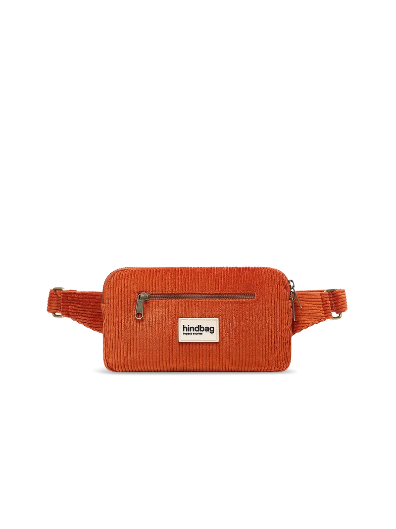 Sac banane Harry Velours Brique