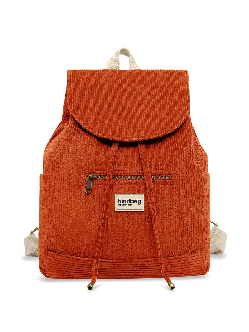 Sac à dos Eliot Velours Brique
