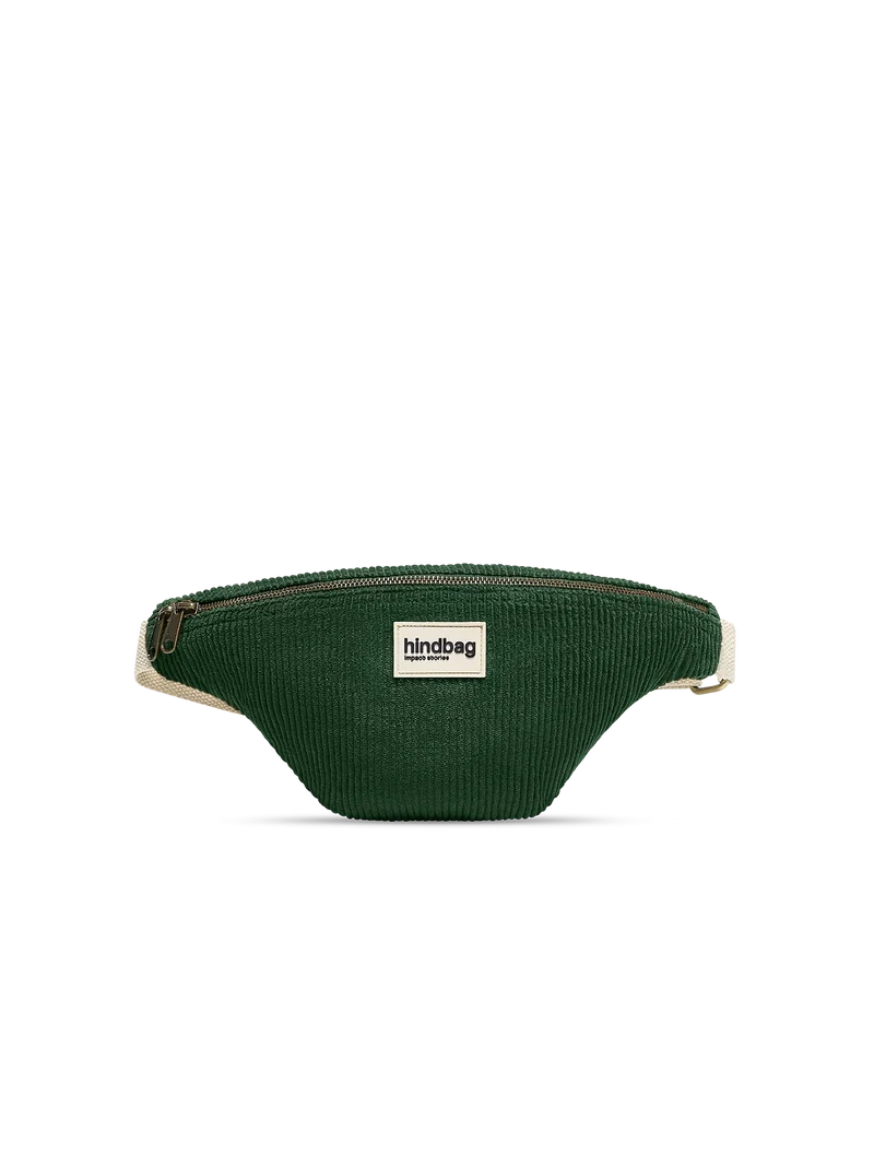 Sac banane Olivia Velours Sapin