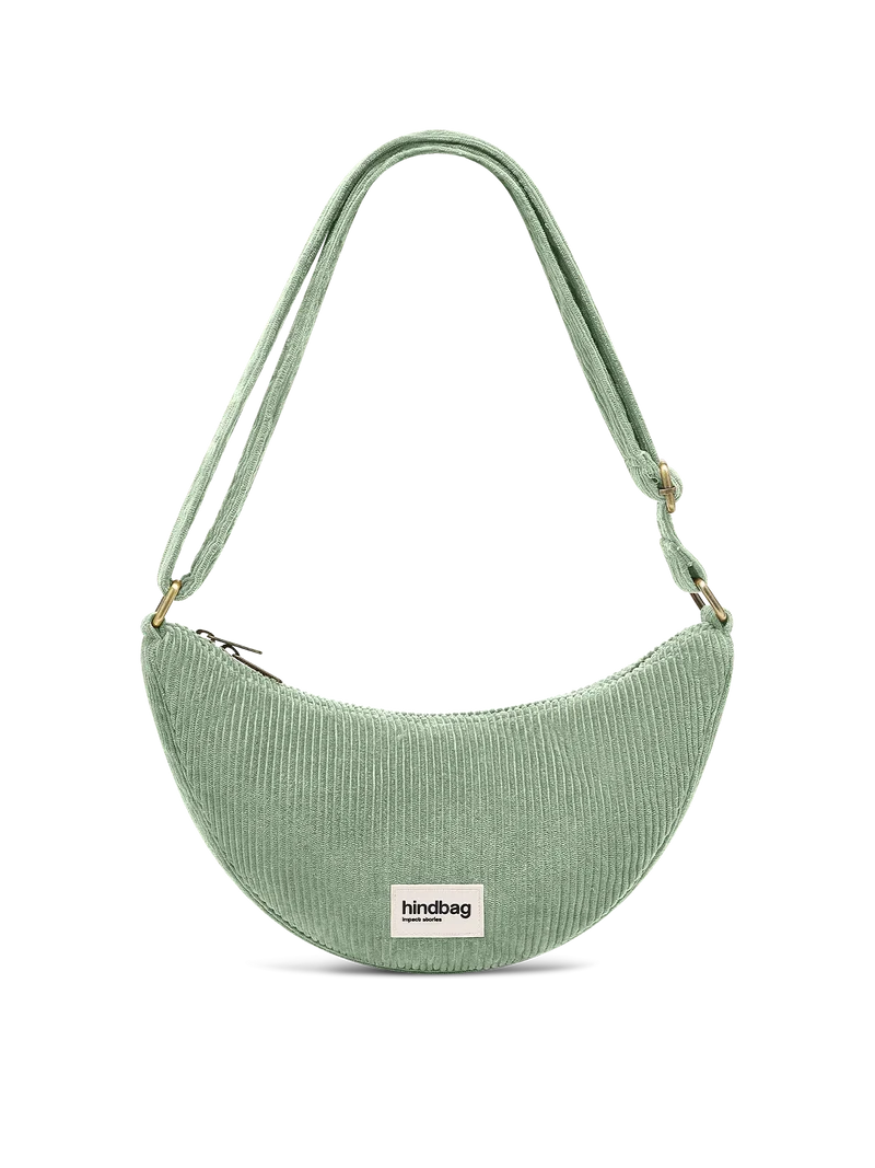 Sac banane Andrea Velours Vert d'eau