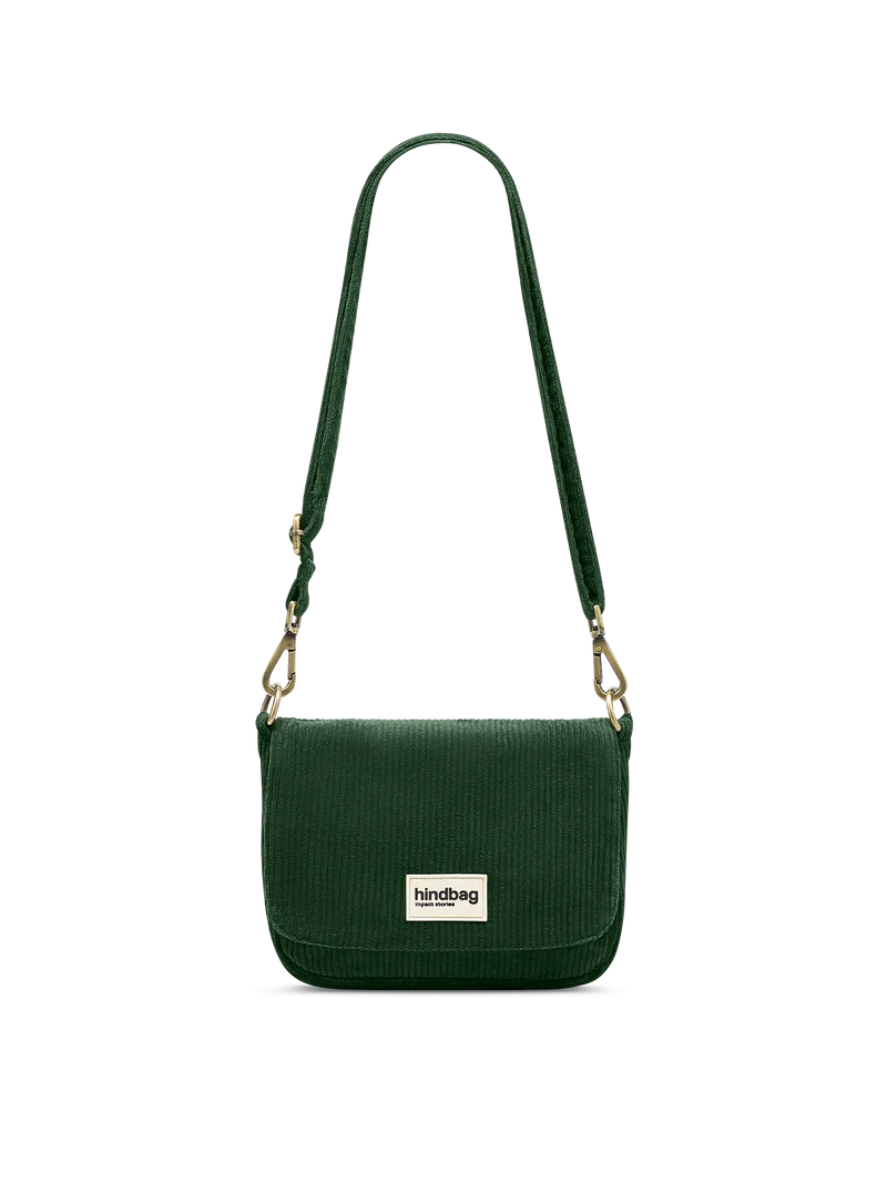 Sac à main Margault Velours Sapin