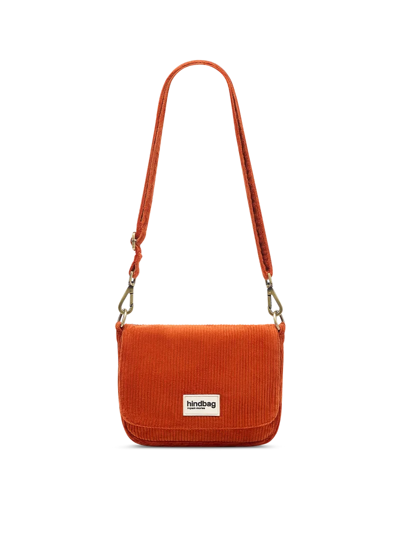 Sac à main Margault Velours Brique