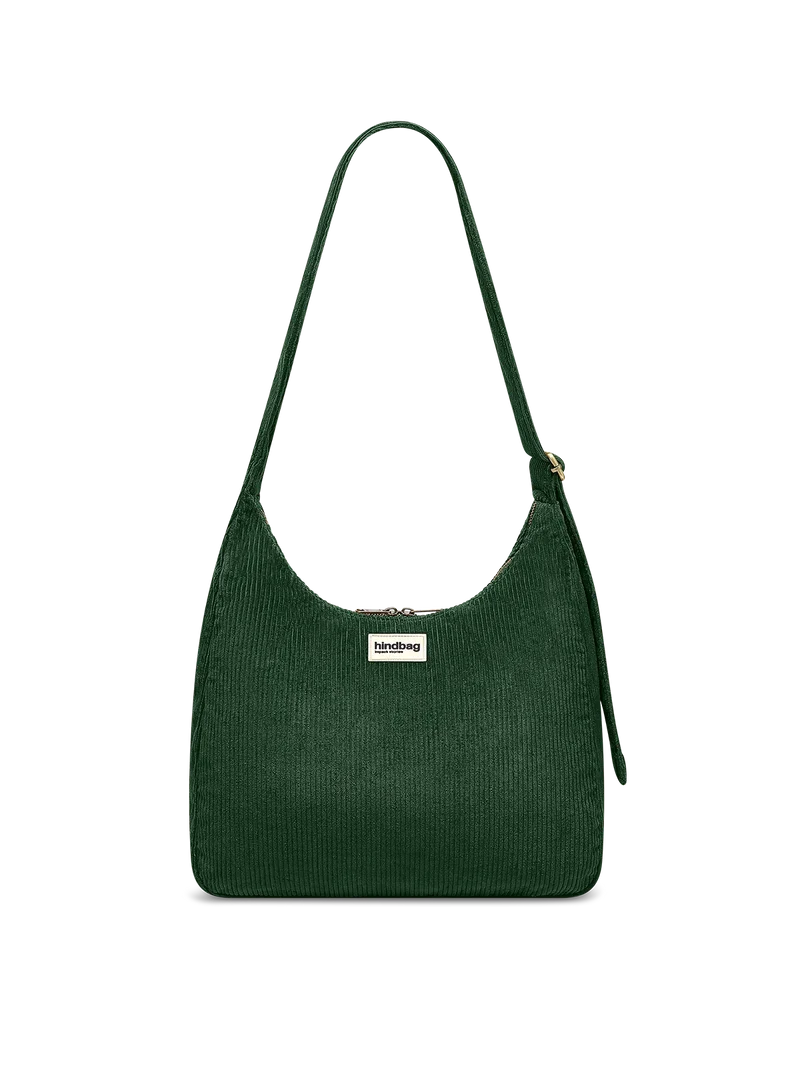 Sac hobo Claire Velours Sapin