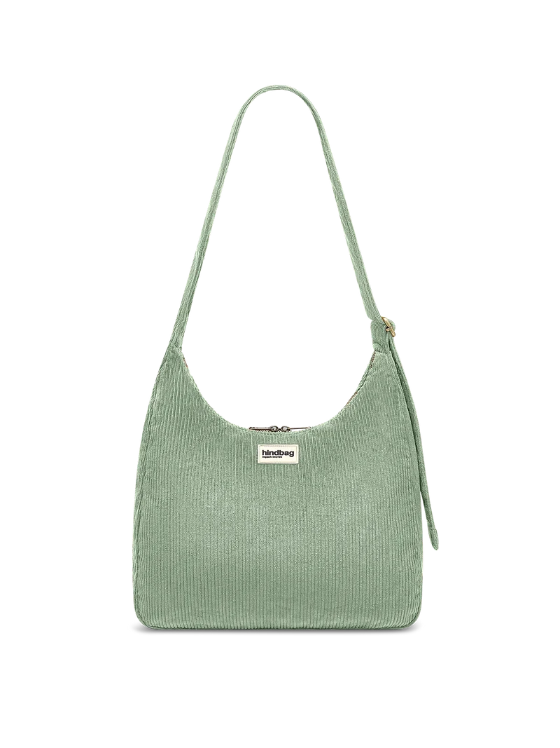 Sac hobo Claire Velours Vert d'eau