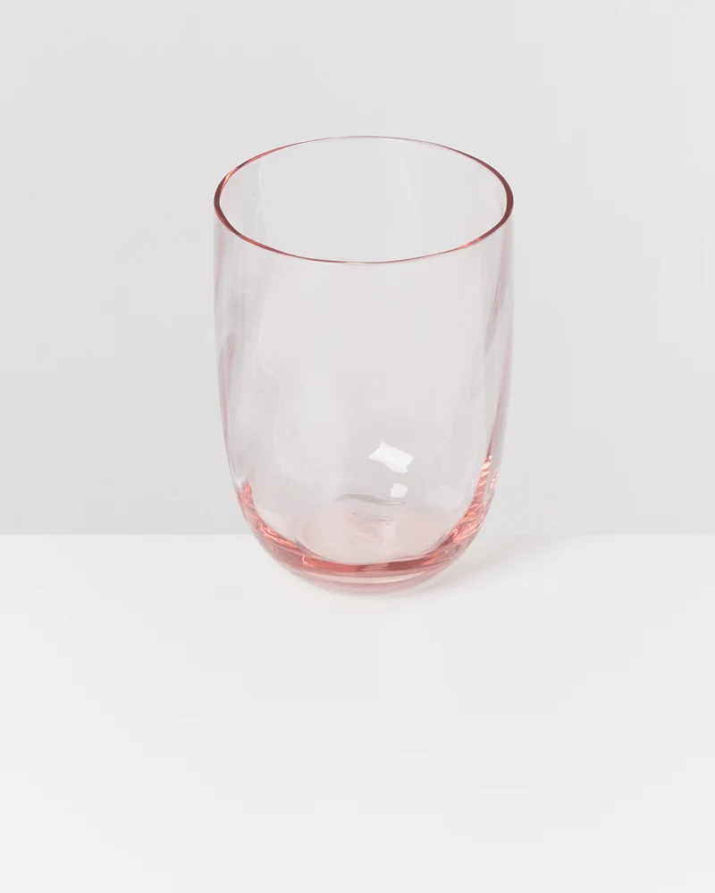 Calma Glas groß swirl rosé