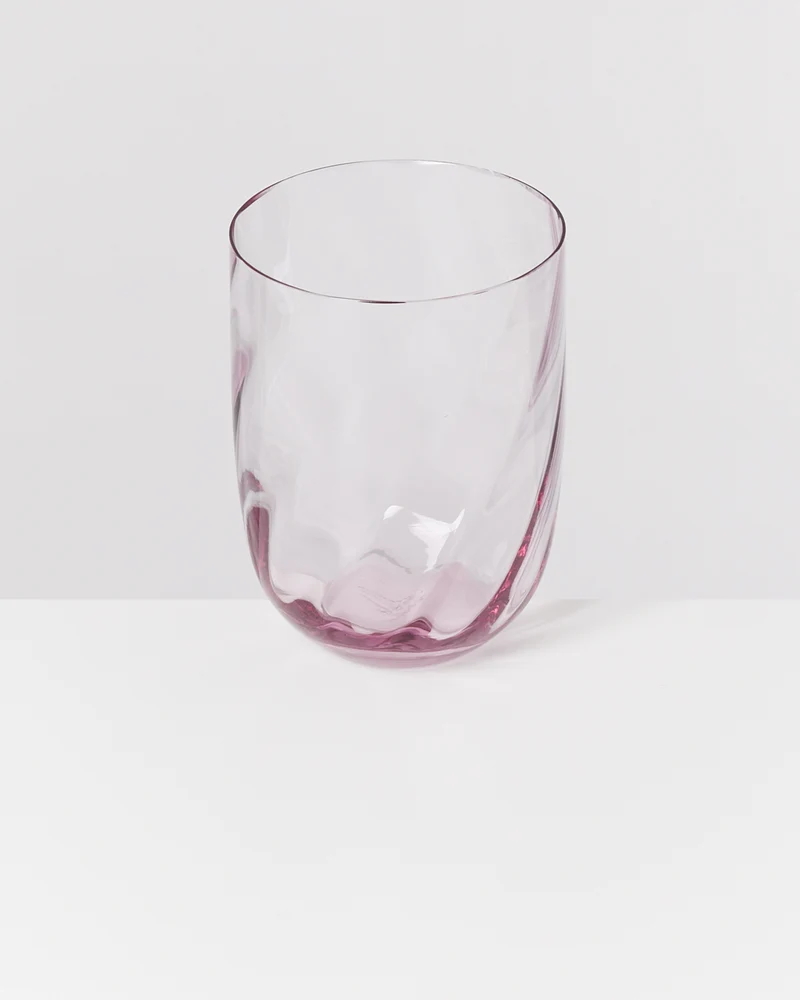 Calma Glas groß swirl lila