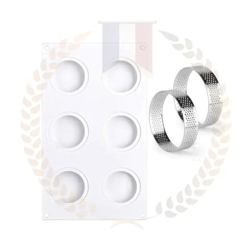 Cercle à tarte perforé