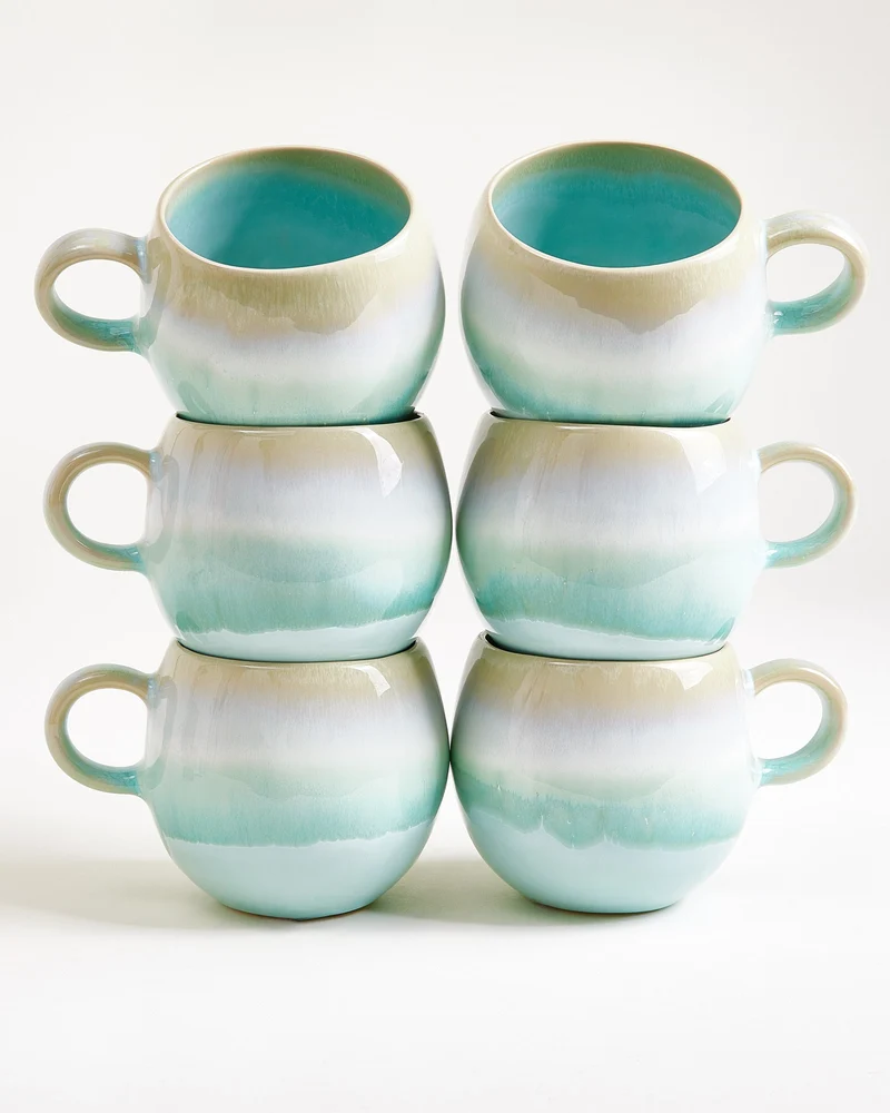 Bica Tasse groß mint 6er-Set