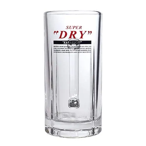 Asahi Dry Medium Glass Beer Mug 435mL