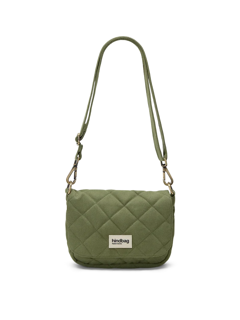 Sac à main matelassé Margault Olive