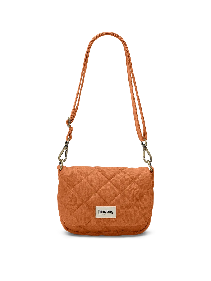 Sac à main matelassé Margault Sienne