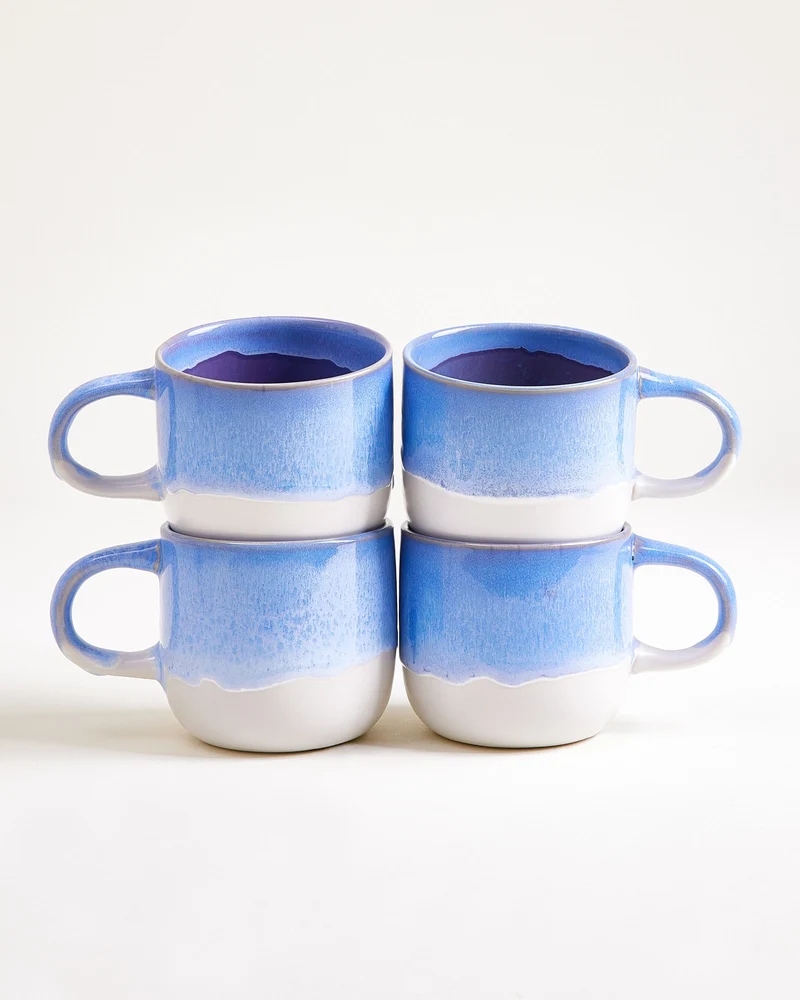 Coimbra Tasse groß cornflower 4er-Set