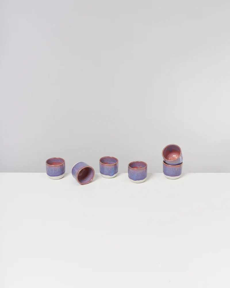 Coimbra Espressobecher lila 6er-Set