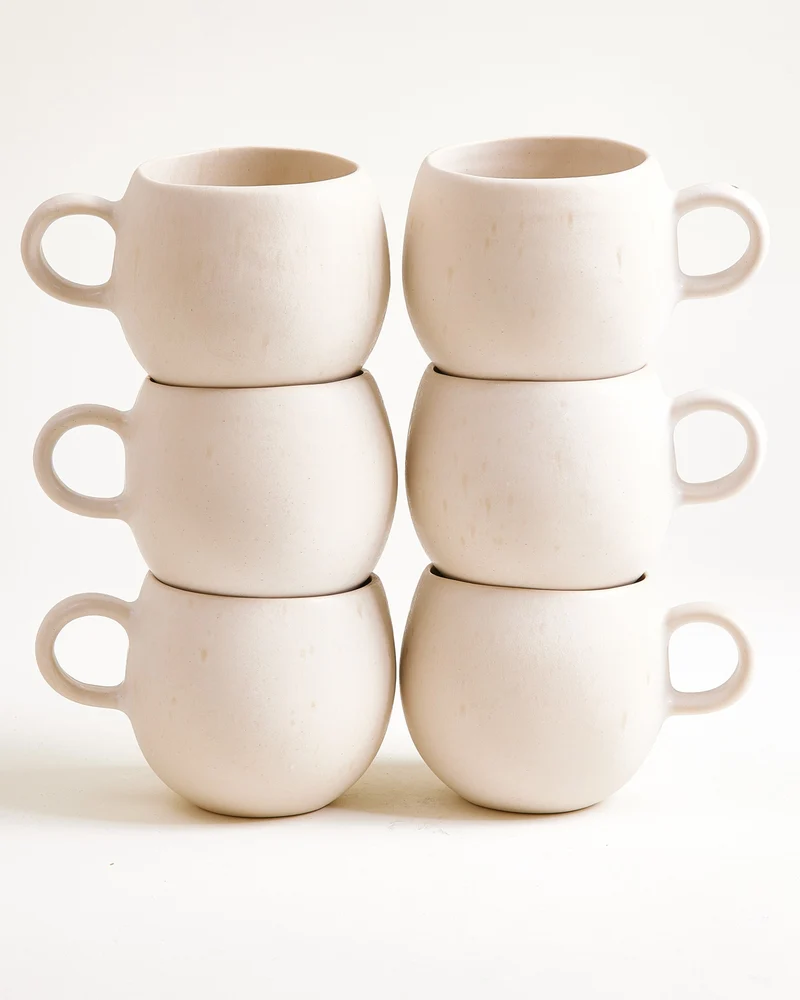Sintra Tasse groß sand 6er-Set