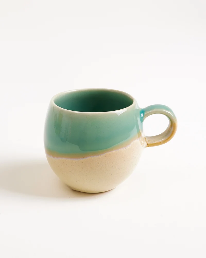 Bica Tasse klein hellgrün sand