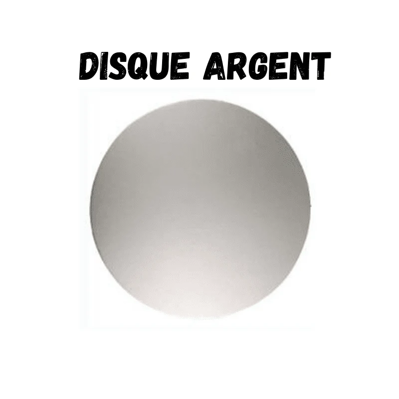 Emballage Disque argenter