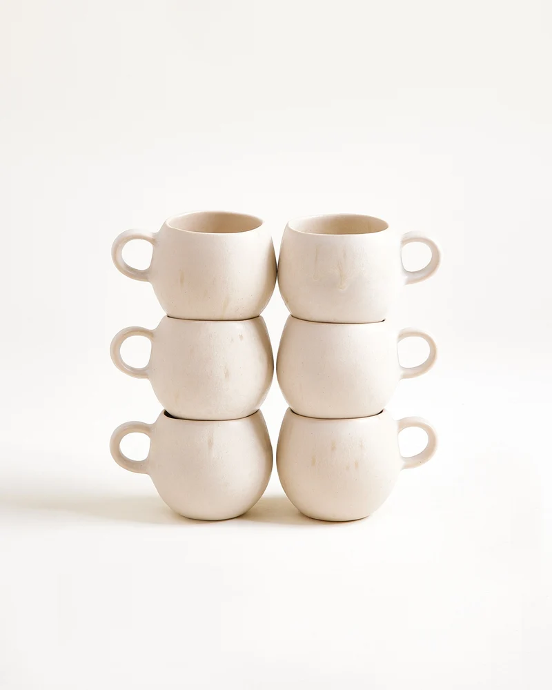 Sintra Espressotasse sand 6er-Set