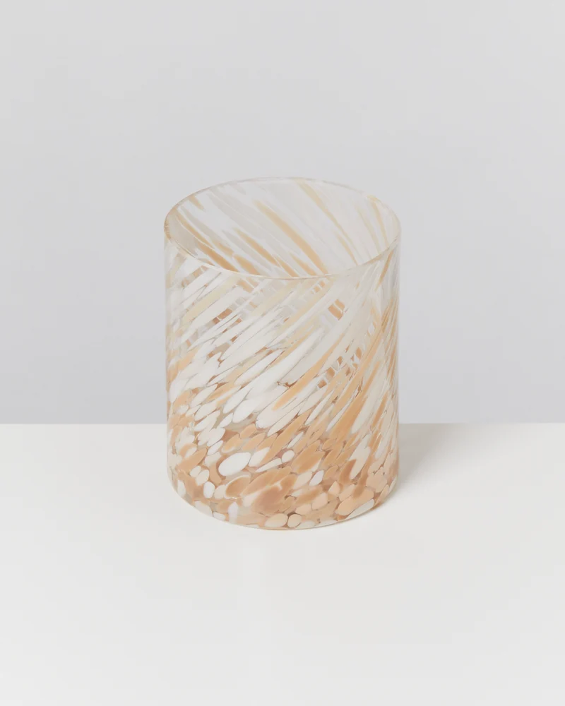 Joia Glas groß drops sand