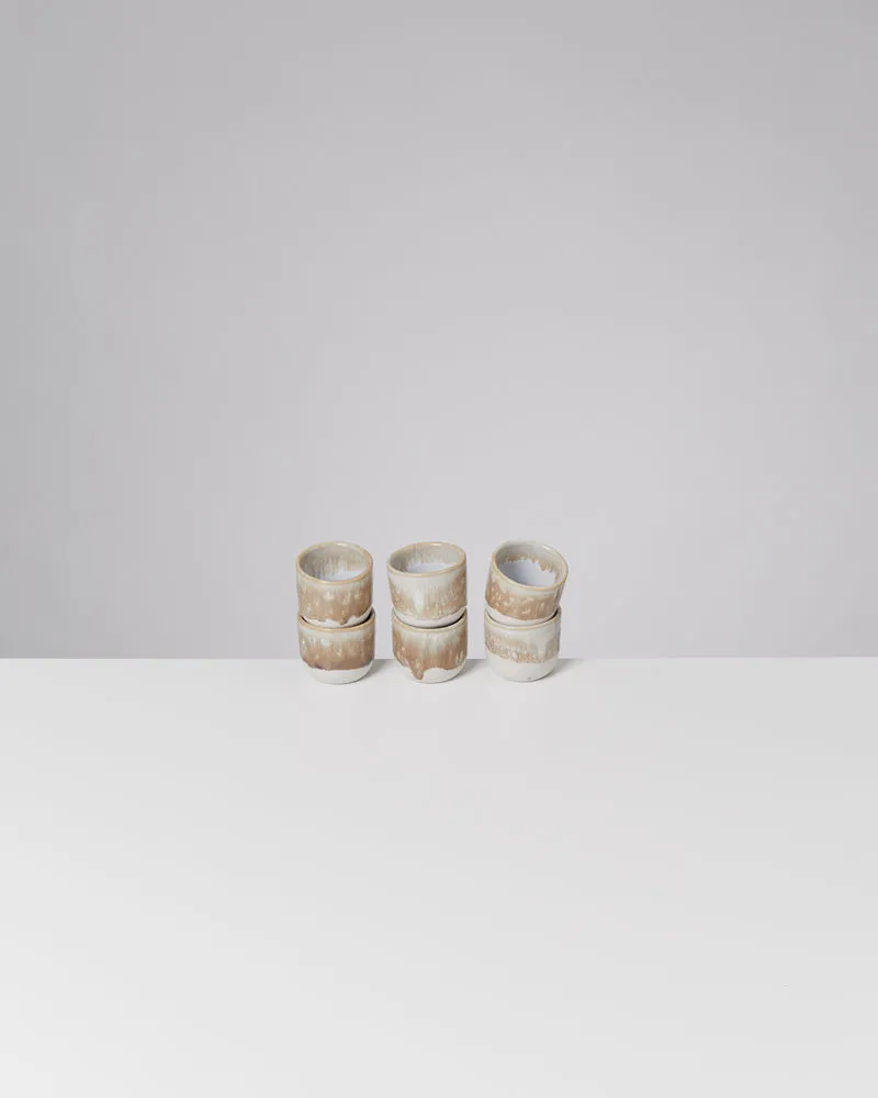 Coimbra Espressobecher sand 6er-Set