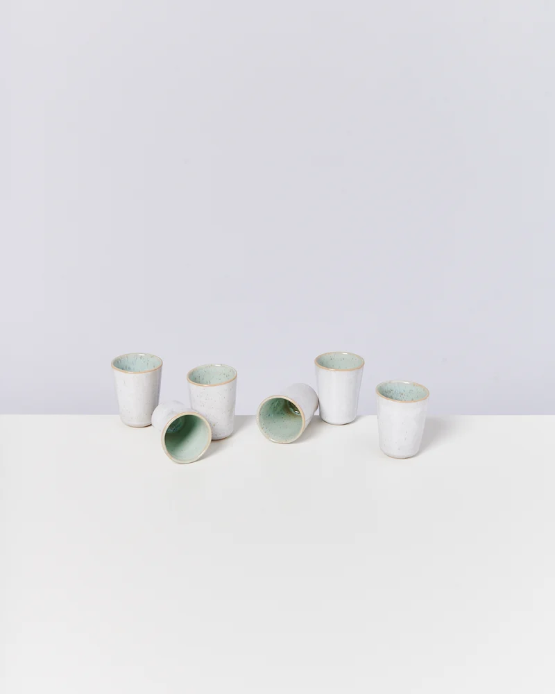 Areia Espressobecher mint 6er-Set