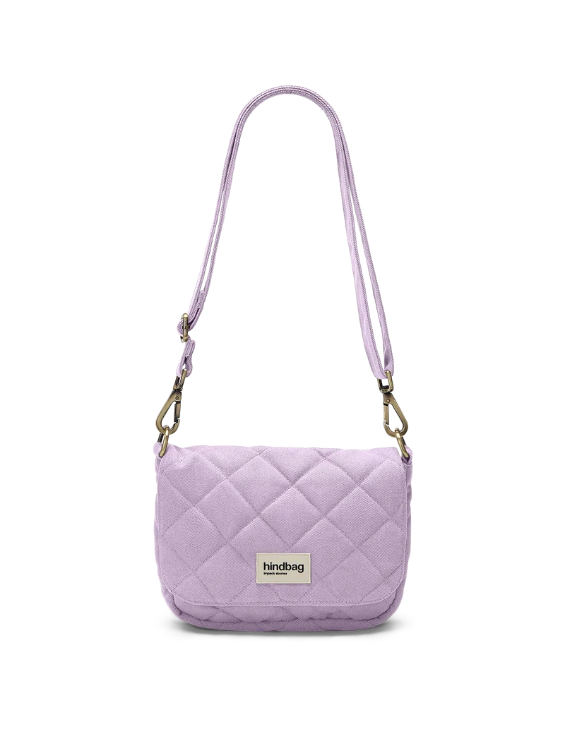 Sac à main matelassé Margault Lilas