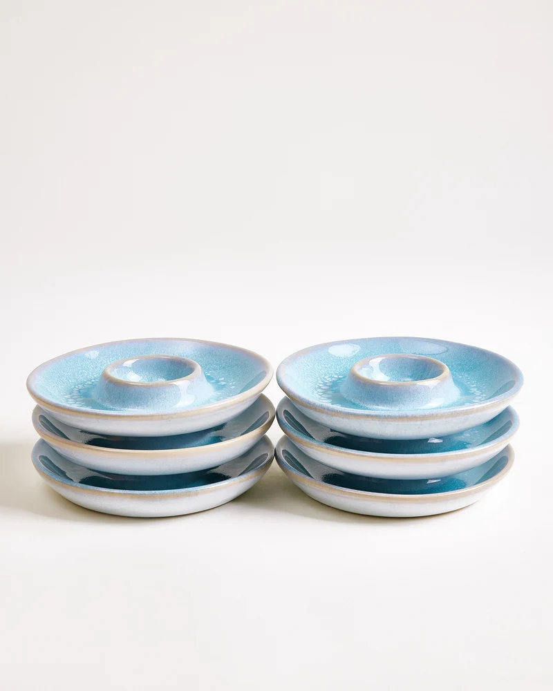 Cordoama Eierbecher aqua 6er-Set