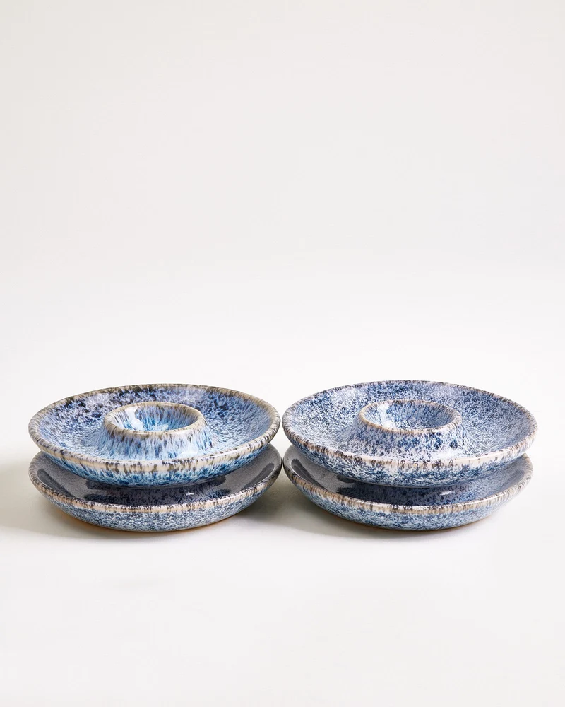 Cordoama Eierbecher blau 4er-Set