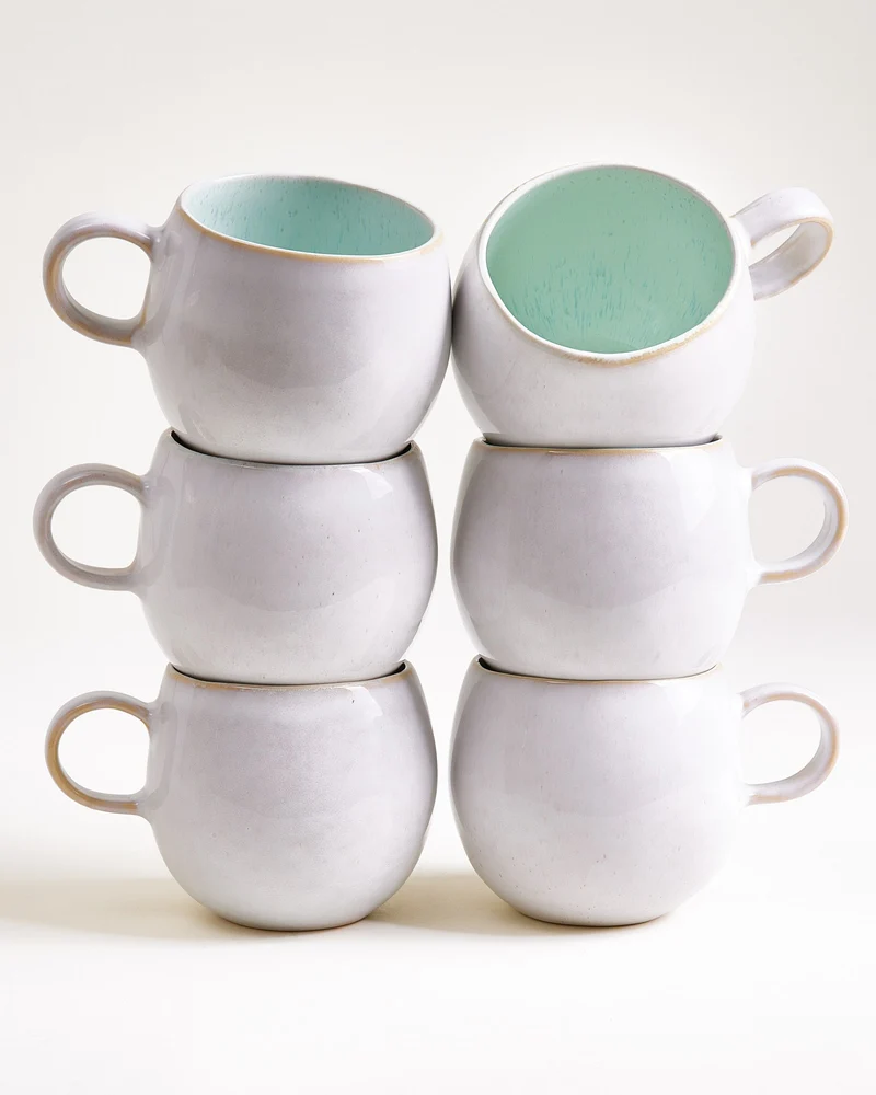 Areia Tasse groß azur 6er-Set