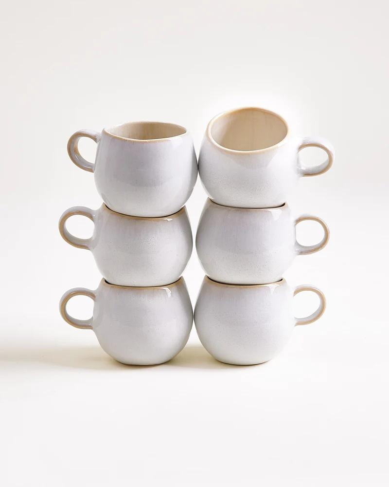Areia Espressotasse sand 6er-Set