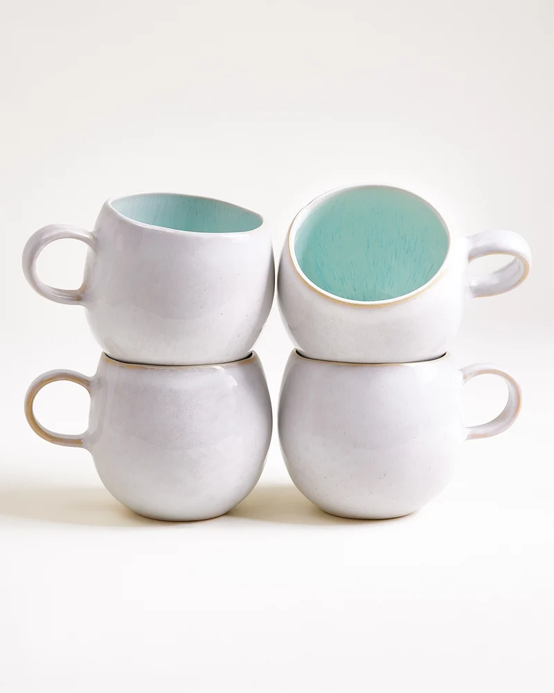 Areia Tasse groß azur 4er-Set