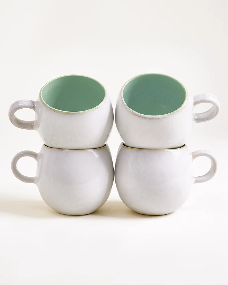 Areia Tasse groß mint 4er-Set