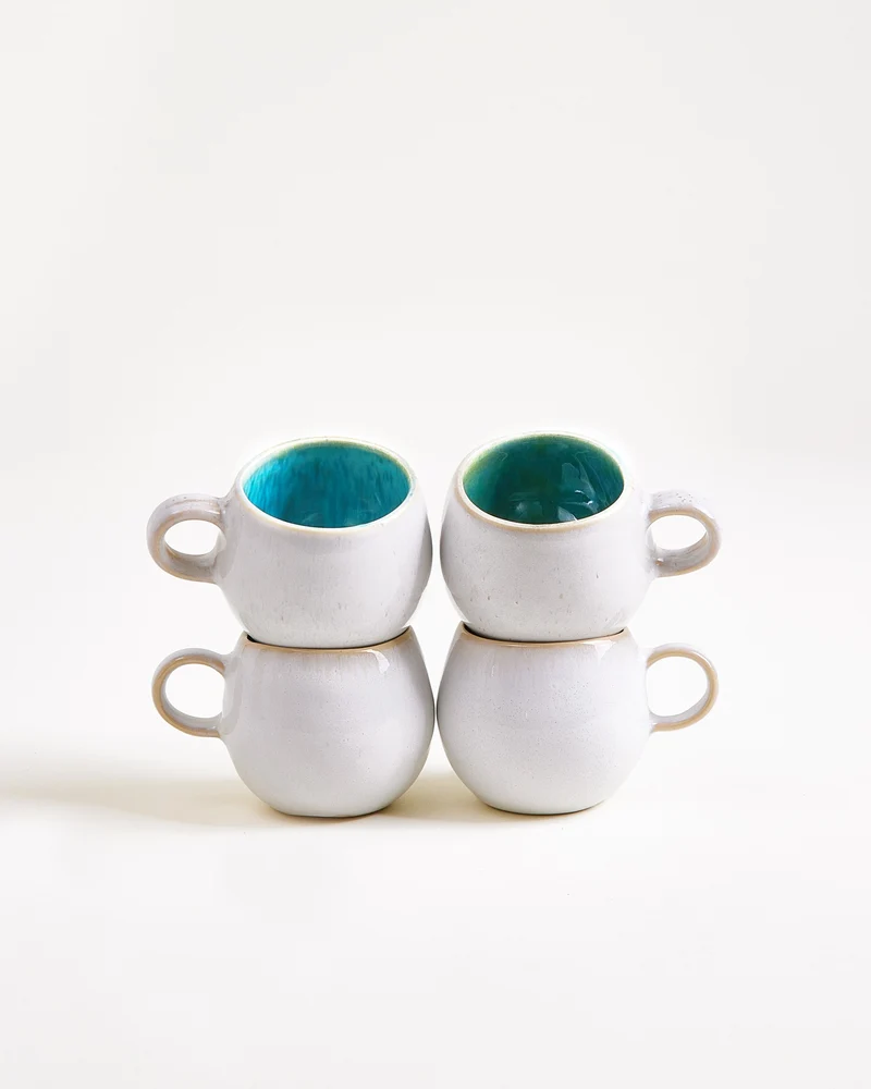 Areia Espressotasse aqua 4er-Set