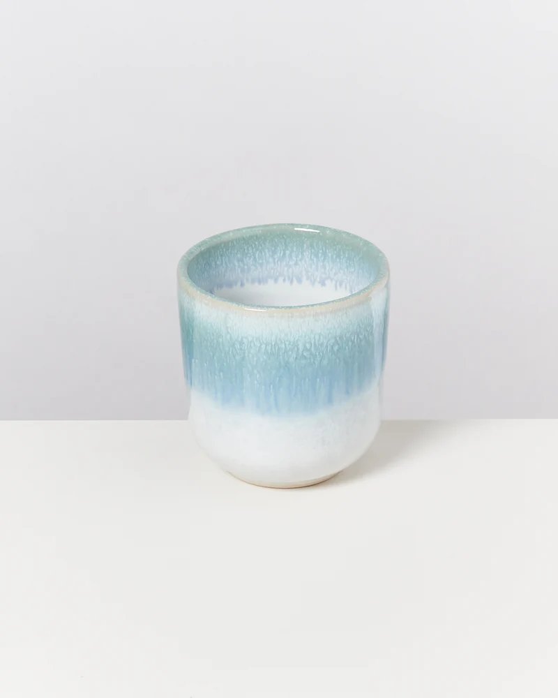Alcachofra Becher klein grünblau