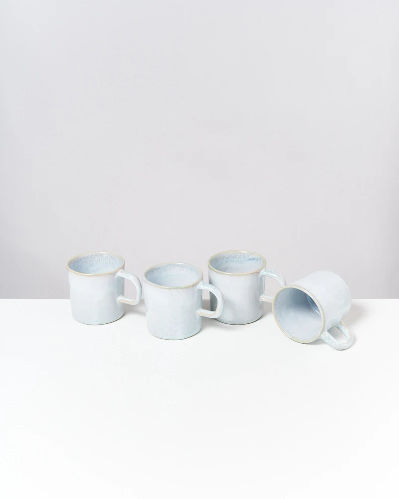 Cordoama Tasse groß modern azur 4er-Set