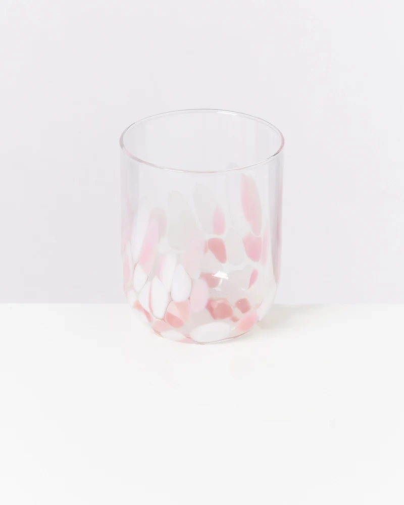 Alegria Glas groß rosé weiß