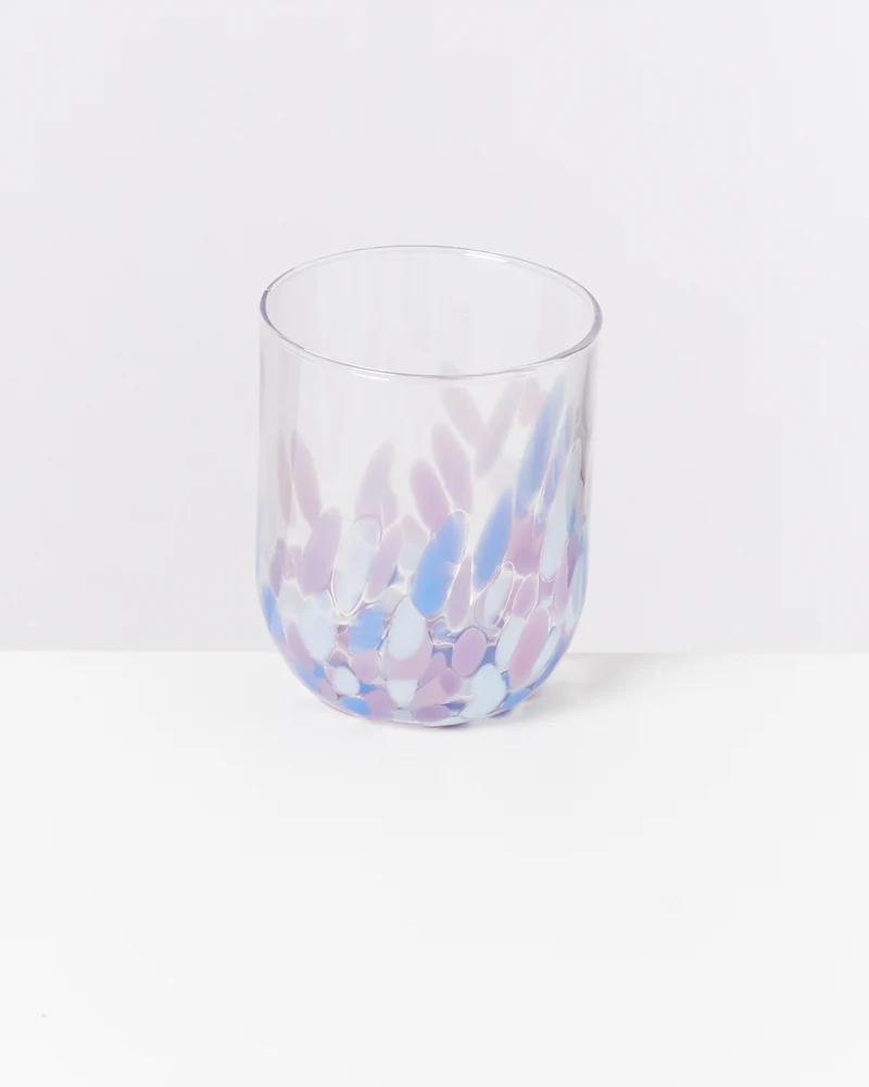 Alegria Glas groß lila blau
