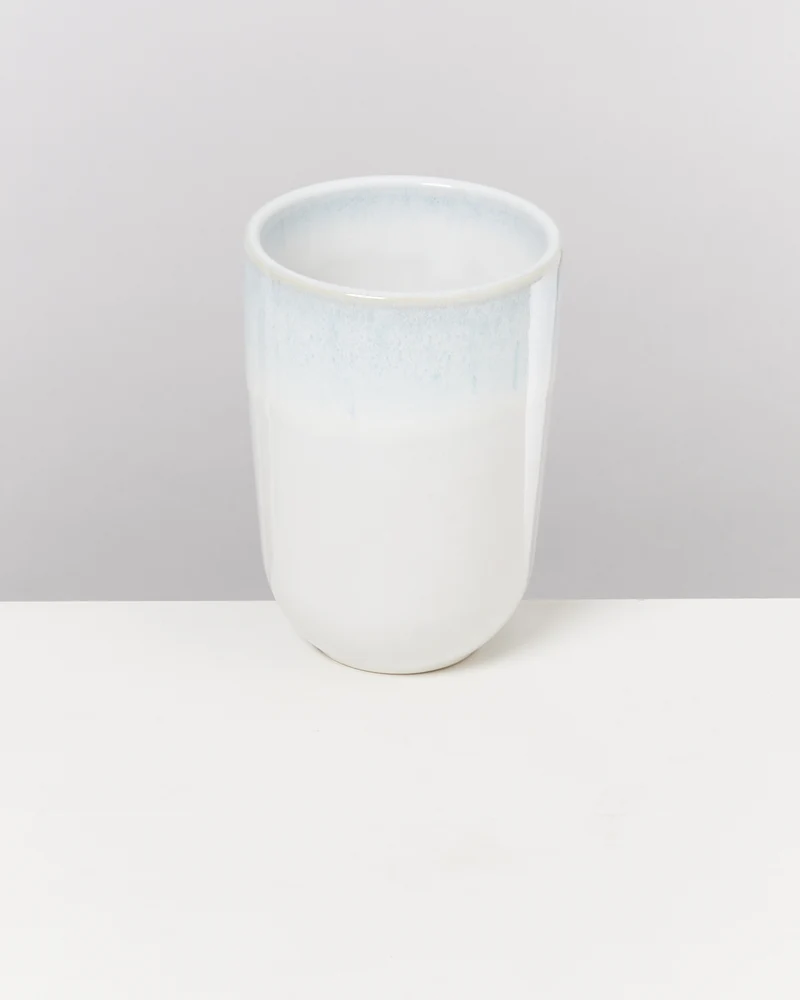 Copa Alto Becher groß mint weiß