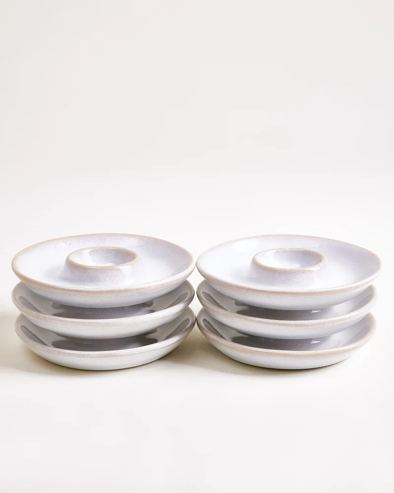 Cordoama Eierbecher weiß 6er-Set