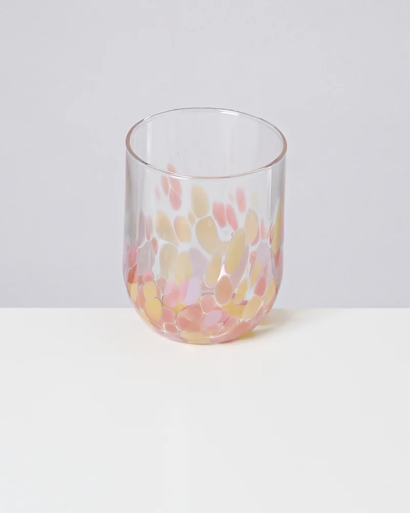 Alegria Glas groß rosa sand