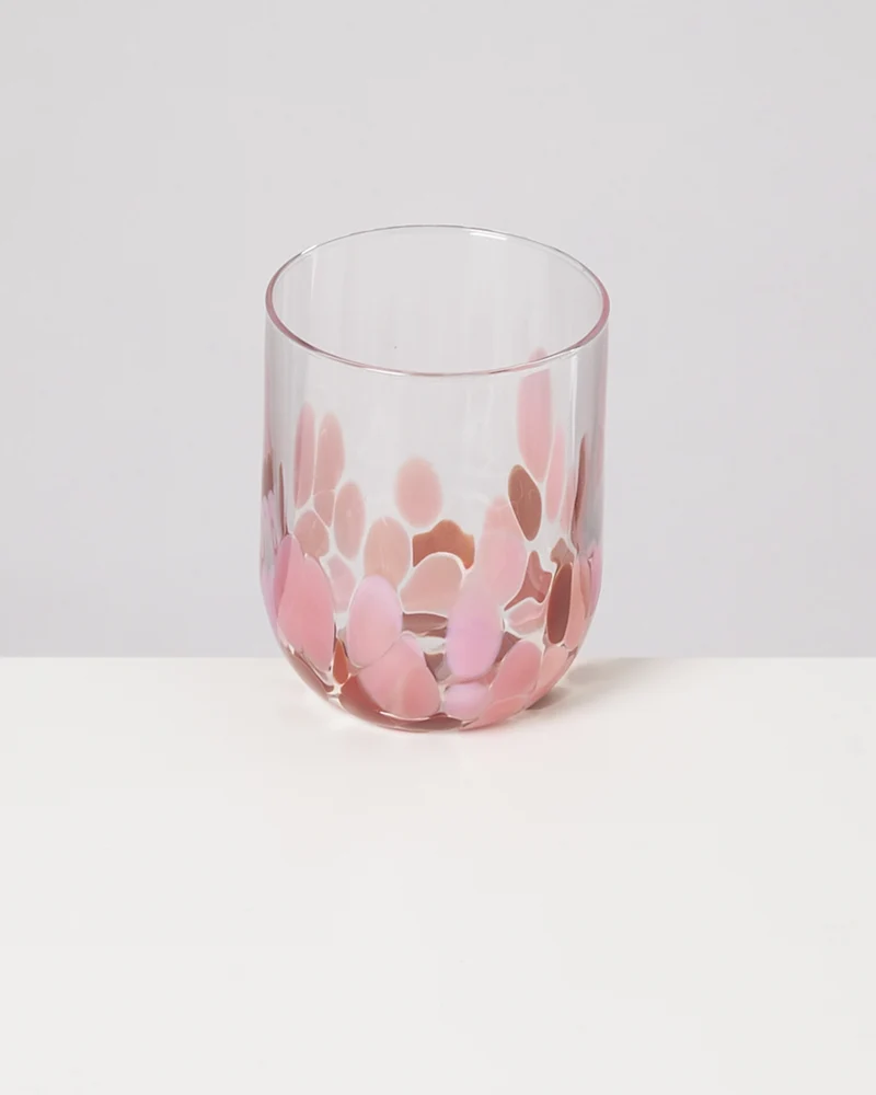 Alegria Glas groß bernstein rosa
