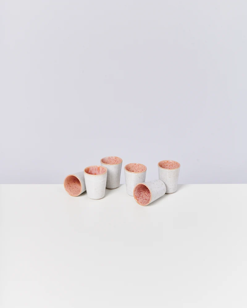 Areia Espressobecher pink 6er-Set