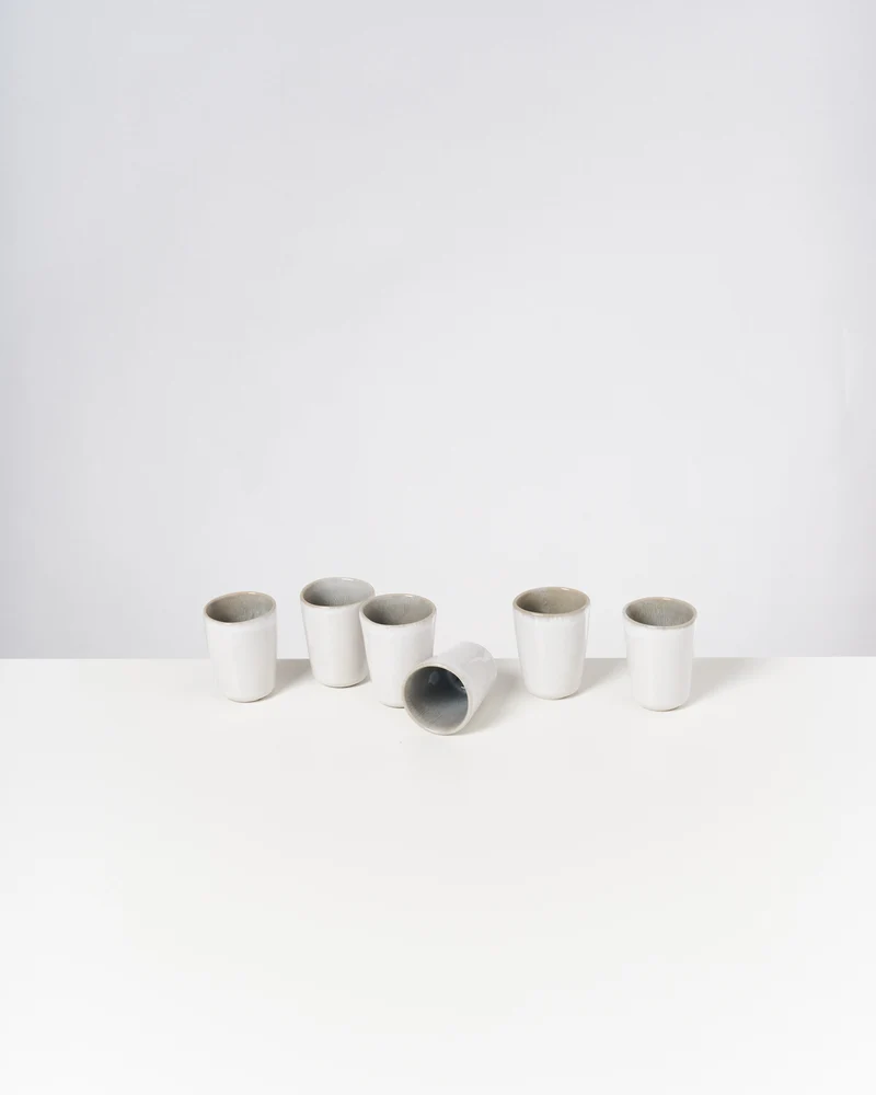 Areia Espressobecher grau 6er-Set