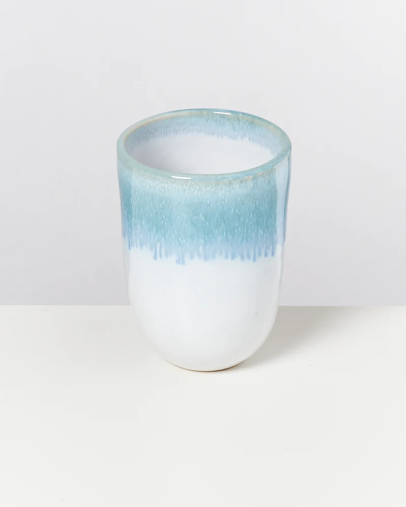 Alcachofra Becher groß grünblau