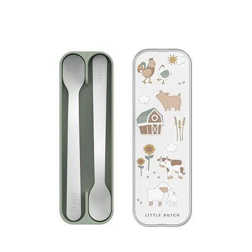 Set babyservies - Groen - Little Farm