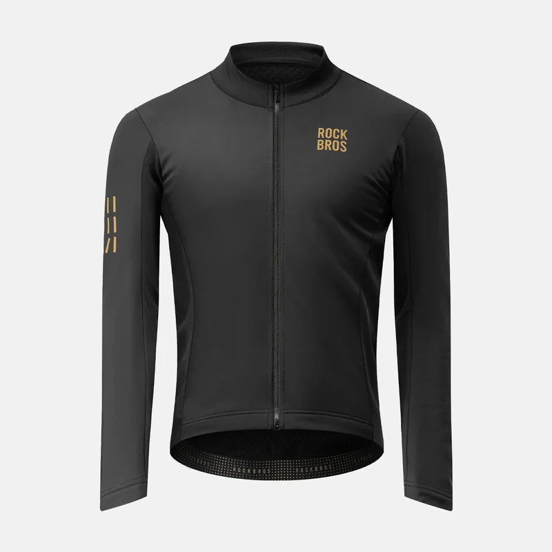 Winddichtes Langarm Winter Radtrikot mit Fleece, Herren & Damen, Euro-Größen, für Rennrad & Mountainbike