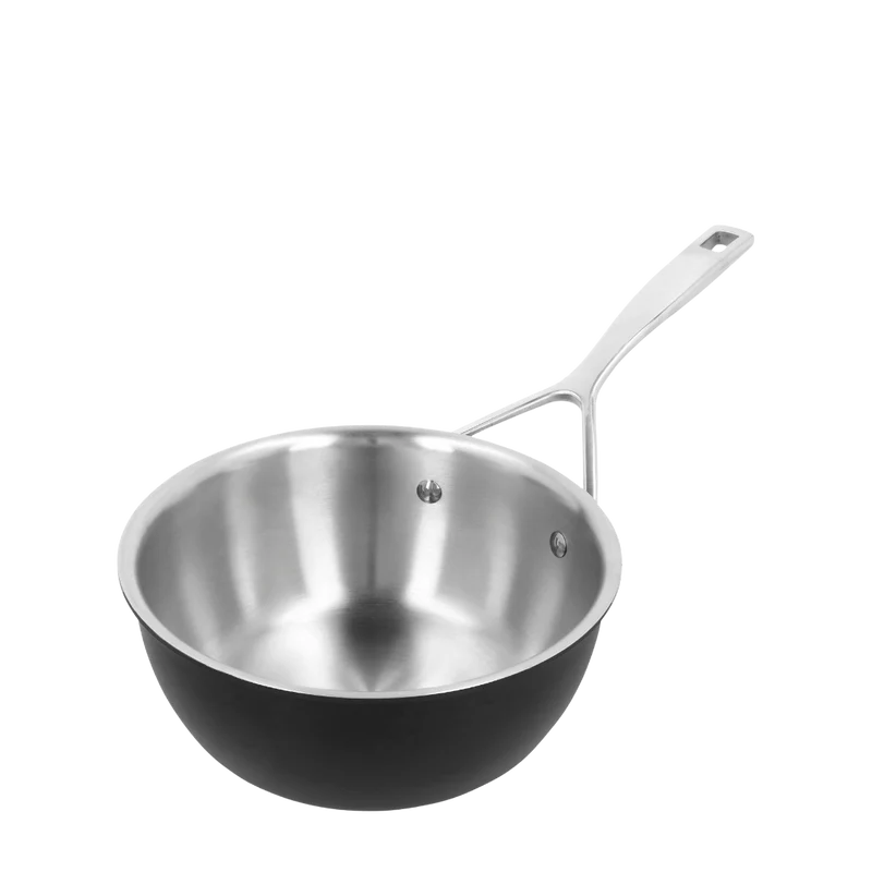 Demeyere Black 5 Sauteuse conique avec couvercle 20 cm, 2 L
