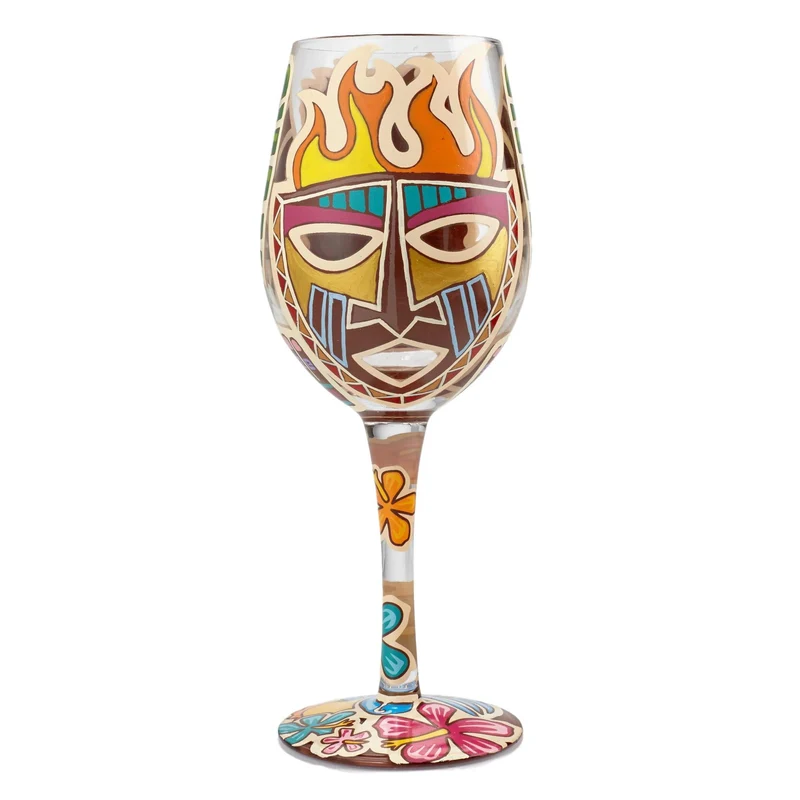 Tiki Wine Glass by Lolita®