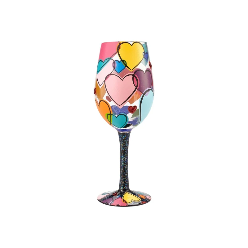Love Is All Around Us Wine Glass by Lolita®