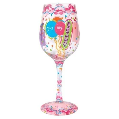 It's My Birthday Wine Glass by Lolita®